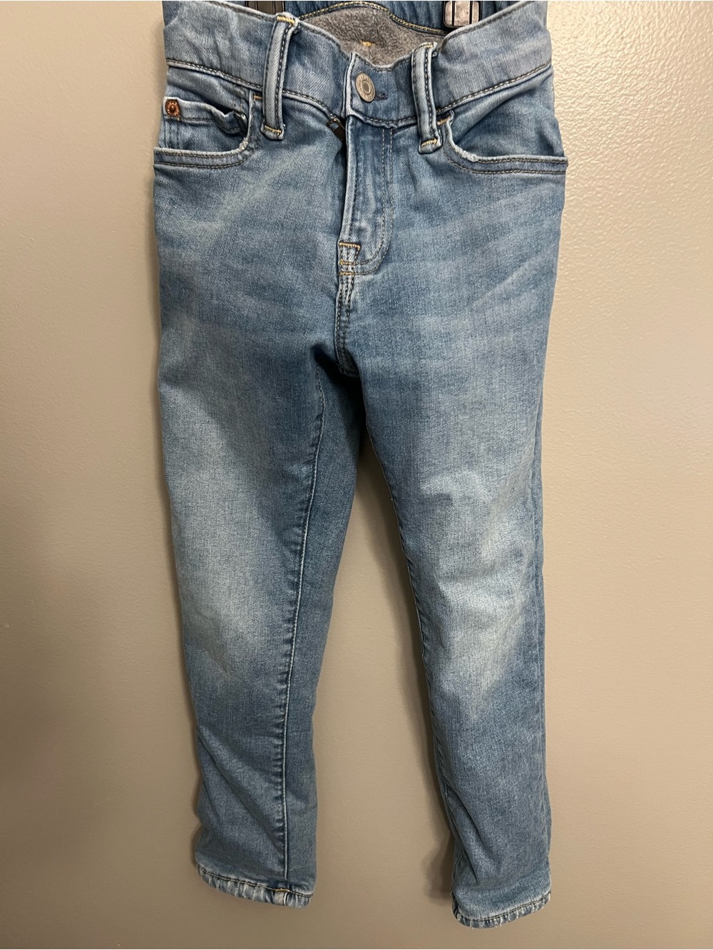 Kids fleece lined gap jeans